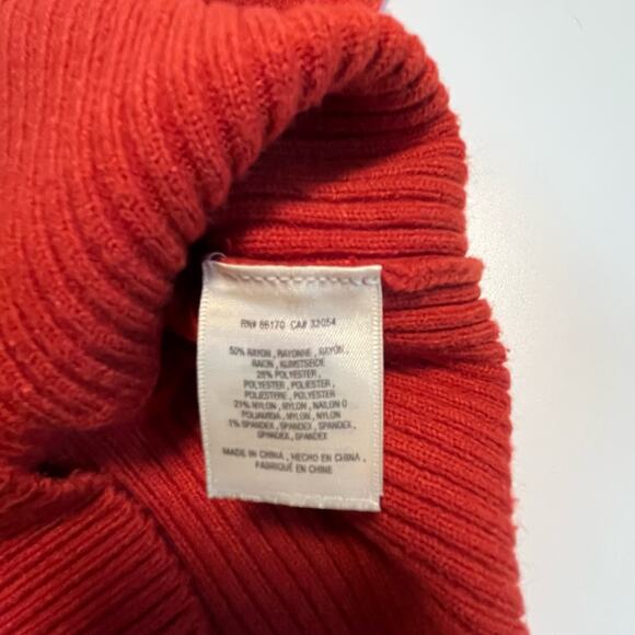 Moth Sweater Size XS Cabin Balloon Sleeve Burnt Orange Oversized Anthropologie - Picture 13 of 14